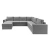 Угловой диван Хельсинборг Серый