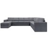 П-образный диван Дания Серый