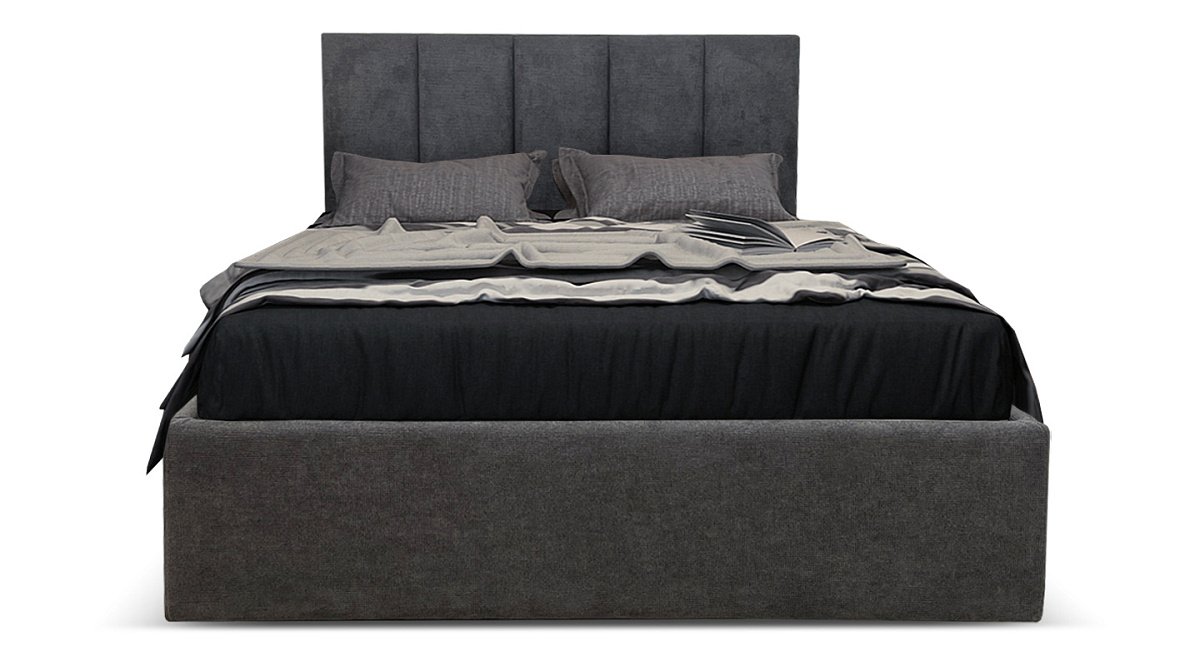 Кровать Райд темно серый