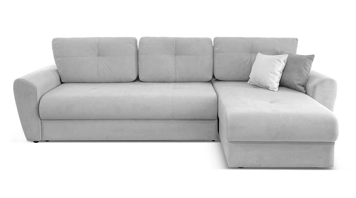 Угловой диван Ницца Светло - Серый 