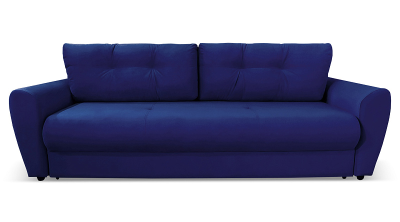 Прямой диван Амстердам еврокнижка с ящиком для белья