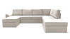 Большой П-образный диван Копенгаген с ящиком для белья