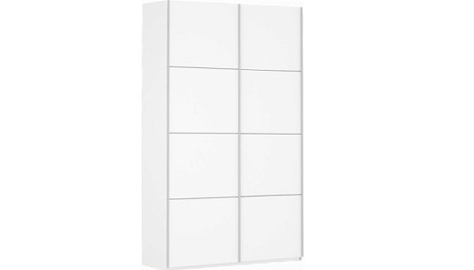 Шкаф-купе Прайм Белый снег 120*230