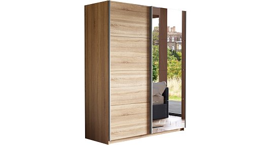 Шкаф-купе Прайм  Медиум Сонома 120*230